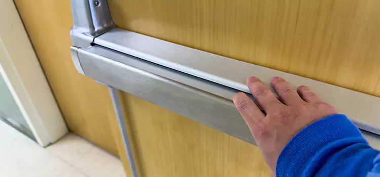 Installing a Push Bar on a Door Allendale